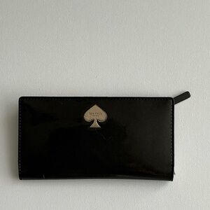 Kate Spade Black Patent Wallet